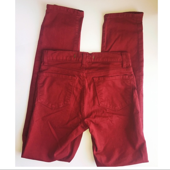 ❌SOLD❌ J Brand Skinny Leg Red Jeans Size 25 - A22 - Picture 3 of 7
